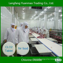 High Efficient Disinfectant Chlorine Dioxide Tablet for Food Processing Line